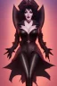 Placeholder: Joan Collins as evil queen in black leather, leather, busty, cleavage, angry, stern look. character design by cory loftis, fenghua zhong, ryohei hase, ismail inceoglu and ruan jia. unreal engine 5, artistic lighting, highly detailed, photorealistic, fantasy