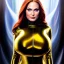 Placeholder: ultra detailed fullbody Portrait in oil on canvas of beautiful busty marvel`s Jean Grey ,wearing skintight latex suit,extremely detailed digital painting, intrincate, intense stare, extremely detailed face,crystal clear Big Glowing eyes, mystical colors ,perfectly centered image, perfect composition, rim light, beautiful lighting, 8k, stunning scene, raytracing, anatomically correct, in the style of robert e howard and Ken Kelley and Ohrai Noriyoshi and Simon Bisley and tomzj1