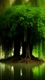 Placeholder: , old willow tree by the river , a lovely ducks is swimming in the river
