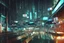 Placeholder: equirectangular projection grid of a futuristic bladerunner, cyberpunk, trainstation in the rain at night, volumetric lighting, 4K, Spherical, Panorama, RealityEngine, PhotoRender, hyperdetailed, cinematic