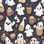 Placeholder: Cute cartoon ghosts with Choccy Milk