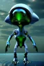 Placeholder: full length aliens clean art NFT, blender 3d