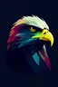 Placeholder: cool minimalistic eagle in colours