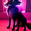 Placeholder: a fox fursona, darker colors, master quality, backlighting, soft lights, full body portrait, in frame, 8k, perfectly drawn face, well drawn, realistic, humanoid, furry, cyberpunk, digitigrade legs, fur, female