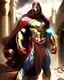 Placeholder: Islam Champion is an Islamic super man with an Islamic character and dress style, with the style of iron man