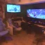 Placeholder: gaming room, gamer, gaming, many tvs