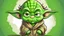 Placeholder: a cute, Yoda, serious and full of wisdom, with smiling eyes, caricature image