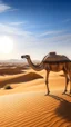 Placeholder: camel and desert