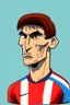 Placeholder: Yoshko Gvardiol Croatian football player ,cartoon 2d