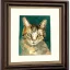 Placeholder: Acuarela de un gato por Van Gogh