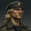 Placeholder: The submarine mechanic Blicke Blocknyckel, a blonde man with a mullet and chinstrap realistic grimdark