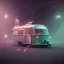 Placeholder: Caravan, ultra realistic, intricate details, ultra highly detailed, shiny, smooth, studio quality, octane render, Surrealism, Triadic colour scheme,glow-stick, ambient lighting,nightclub lighting, polaroid, 100mm, --ar 1:1 --v4