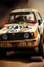 Placeholder: fiat 131 rally car Ethiopian with dreadlock man inside