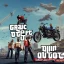 Placeholder: пушистый пёс, стиль Grand Theft Auto V