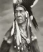 Placeholder: shaman, male native american, long black hair, black coat like wings