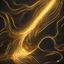 Placeholder: Hyper Realistic Golden Neon Glow Right Flow Texture