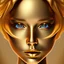 Placeholder: gold man, beautiful, soft, bue eyes, hight definition, 8k