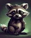 Placeholder: funny raccon