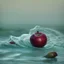 Placeholder: Beautiful double image by blending a windy sea and glass pears. The sea should serve as the primary background, skillfully incorporating its details into shiny glass pears, sharp focus, double exposure, shiny glass apple, (pear transparent glass shape) (sea inside) lifeless, dead, glass apple, earthy colors, decadence, complex design, ultra-realistic, high-definition, highly detailed, dark softbox image, ray tracing, cinematic, HDR, realistic (double exposure: 1.1)