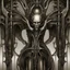 Placeholder: While H.R. Giger's biomechanical art is well-known for its dark and surreal aesthetic in the realm of science fiction and horror, it has also influenced other genres including anime. Anime creators have drawn inspiration from Giger's intricate biomechanical designs to create visually stunning and thought-provoking works that blend human and machine elements in unique ways. Some anime series and films that have been influenced by Giger's biomechanical style include: 1. "Neon Genesis Evangelion"