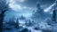 Placeholder: Explore the frozen mountains of Arcadia, where the hamadryads dance among the snow-covered trees, their ethereal forms blending seamlessly with the winter landscape