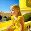 Placeholder: Neoclassicism child realistic yellow cote d'azur