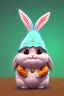 Placeholder: Cute animation bunny gnome