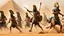 Placeholder: Pharaohs' soldiers attack