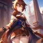 Placeholder: potrait of genshin in genshin ((genshin)) ((genshin ingame outfit)) wearing a short skirt, black short hair, orange eyes, wearing a kimono, 1 girl