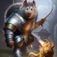 Placeholder: centered female knight vs big hairy wererat, swirl, power surge, underdark, Menzoberranzan,4k, Highly Detailed, perfect eyes, Digital Illustration, Cinematic Lighting, Realistic, Sharp Focus, Centered, Beautifully Lit, Bioluminescent by Stanley Artgerm Lau, totally green background, the greenest color, just green, no gradients