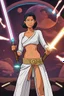 Placeholder: [Leela, Futurama] Leela as Rey in Star Wars