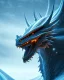 Placeholder: PORTRAIT of a dragon, snow, vast LANDSCAPE, 8k resolution, DETAILED, midjourney, fantasy, blue, forest