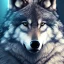 Placeholder: wolf, blue, cinematic lighting, sharp focus, hyperrealism, 8K, masterpiece, expert