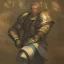 Placeholder: A nord male battlemage from Skyrim, partial plate nordic armor, blond hair of medium length, hearty, smiling, thick short beard