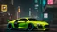 Placeholder: Audi R8's ultimate need for speed tuning Mansory Cyberpunk 2077 neon Style Rear View, Super Detailed, desktop wallpaper, 4K