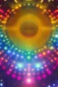 Placeholder: Beautiful ufos, galactic, rainbows, detailed golden galactic suit, high rank, cosmic happiness, bright colours, blue, pink, gold, jewels, realistic, real photo, bright and sunny background, very detailed, high contrast,