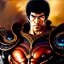 Placeholder: portrait of 'Kenshiro-Fist of the North Star',ancient metal armor , painting by gaston bussiere, greg rutkowski, yoji shinkawa, yoshitaka amano, tsutomu nihei, donato giancola, tim hildebrandt, oil on canvas, cinematic composition, extreme detail,fit full head inside picture,16k