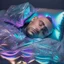 Placeholder: Vin Disel sleeping in holographic foil