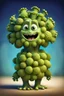 Placeholder: Romanesco as a Cute mascot in pixar Style