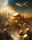 Placeholder: Islamic city and Qamar Gold and your angels in heaven