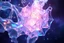 Placeholder: Hypnotic translucent 3D fractal geometry evolving between fluid organic and precise geometric forms, iridescent glass with inner glow and suspended bubbles, smooth random translucent elements against a galaxy background, cinematic g