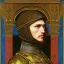 Placeholder: Portrait of medieval knight by edward burne jones