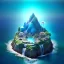 Placeholder: The Isometric Glass Tall Box Mini Model Little Real Island Mixed Water Fall rainbow Under Ocean Sunshine Summer Background Blue Sea, The Last Of Us / Avatar, Octane Render / ZBrush, Cinematic, IMAX Film, Nikon D750, 16K, Autostereoscopy, Anthropomorphic, Golden Ratio, Geometry, Symmetric, Depth Of Field, Highly Detailed, Ultra Realistic, Beautiful Lighting, Halfrear Lighting, Soft Light, Candoluminescence, Cast Shadow, Reflective, Glow, Translucent, Normal Map, Carbonated --testp