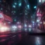 Placeholder: 3d anime, Alien post apocalyptic night city, amazing detail, realistic, flowers, 8K, cinematic lighting, unreal engine