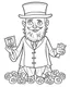 Placeholder: St. Patrick money Kids coloring pages