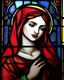 Placeholder: woman. stained glass