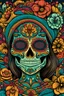 Placeholder: Illustration inspired by day of the dead