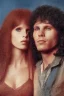 Placeholder: Jim Morrison and Pamela Courson ,music, NSFW, watermark, bohemian style , blurry,beautiful faces,elegant,roses, fantasy by anni dittman