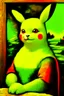 Placeholder: the Mona Lisa as pikachu