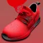 Placeholder: Design your dream pair of sneakers using our custom tool, red skin